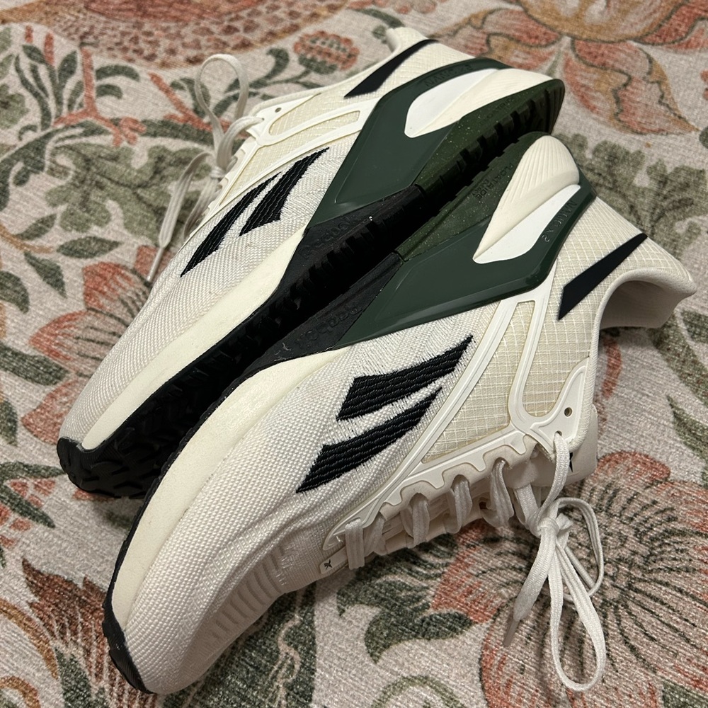 Reebok Nano X2 weightlifting shoes.